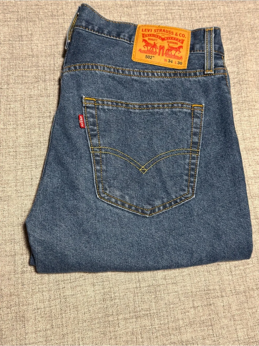 Levi's Men's Dark Blue Straight Slim Jeans